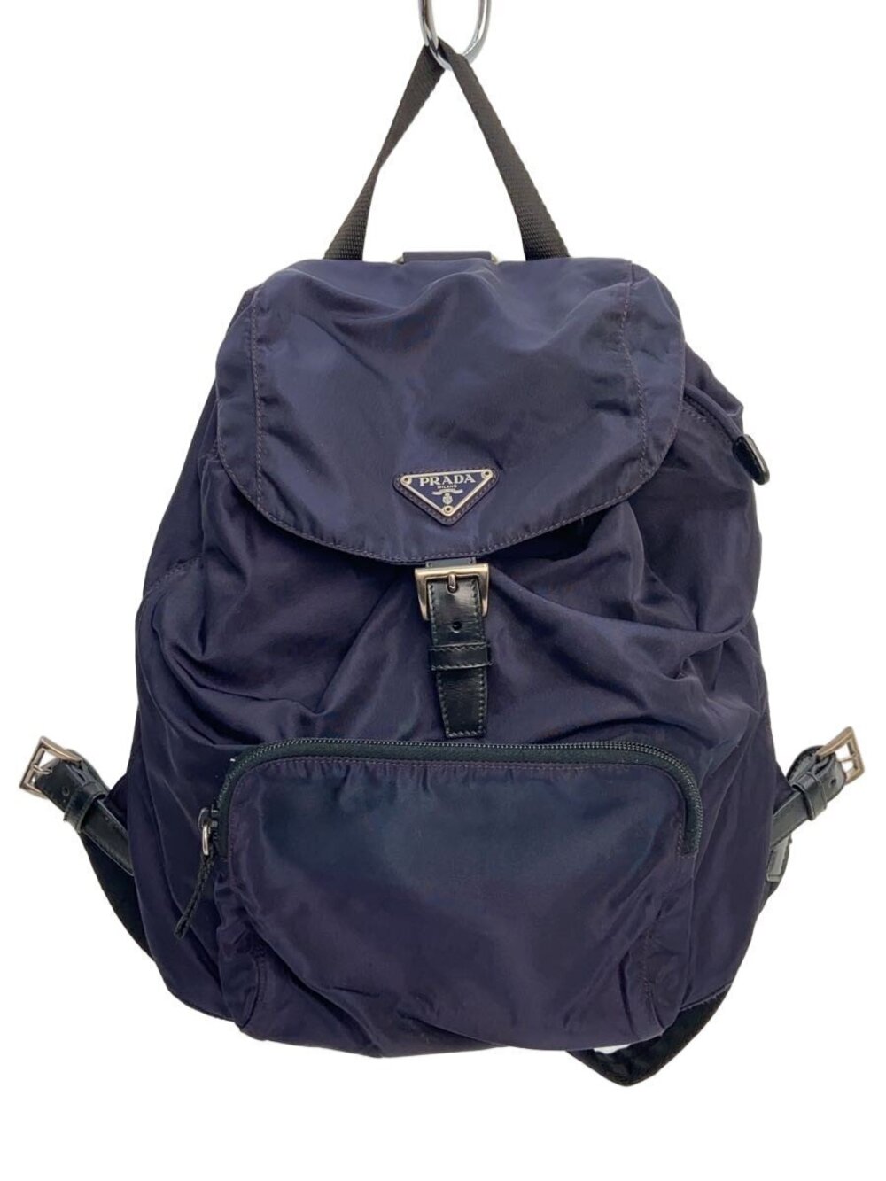 Prada Backpack Daybag Rucksack Navy Blue